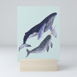 Whales Mini Art Print