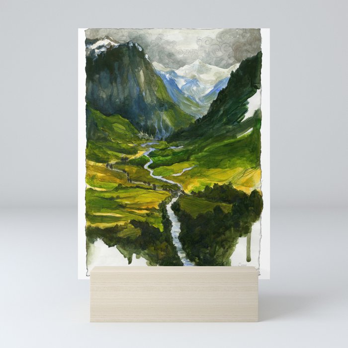 The Hidden Valley (original) Mini Art Print