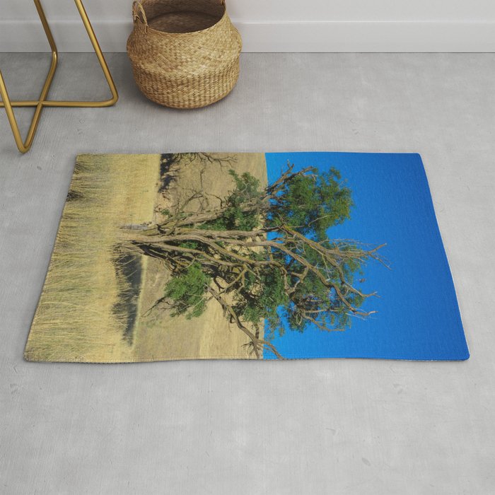 Hawk in Tree, Great Plains Nature Rug