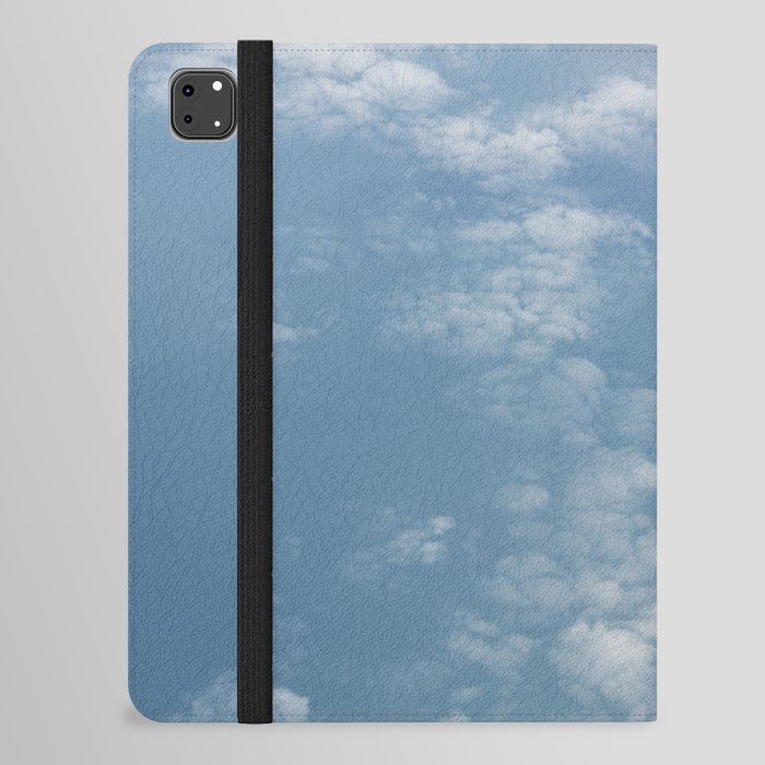 Aerial of the french atlantic coast art print - airplane view of the blue sea - nature and travelphotography iPad Folio Case
