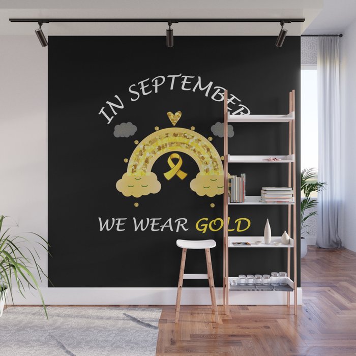  In September We Wear Gold Wall Mural