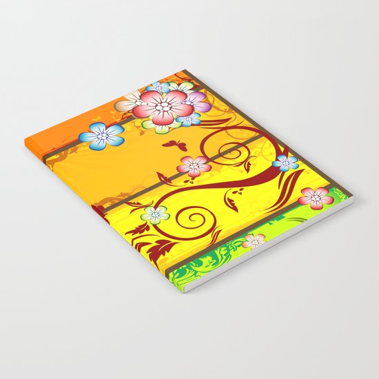 Colorful Florals Notebook