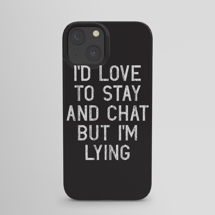 Chat iPhone Case