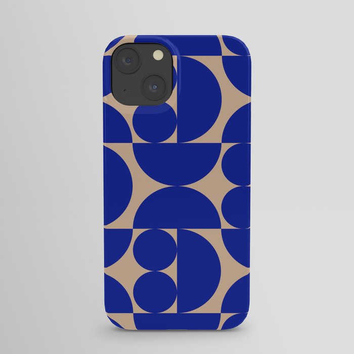 "Grapes and apple slices (royal blue)" iPhone Case