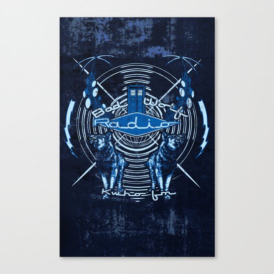 Bad Wolf Radio Canvas Print