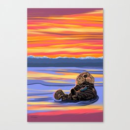 Otter - The cute Sea Monkey Canvas Print