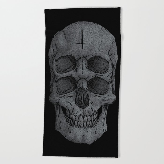 Skull Beach Towel