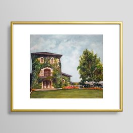 V. Sattui Winery, Napa CA Framed Art Print