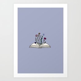 From Books, We Bloom Art Print
