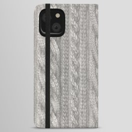 Cable Knit iPhone Wallet Case