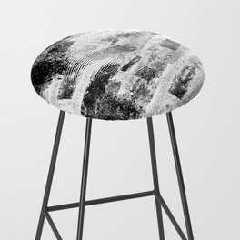 Abstract black and white Bar Stool