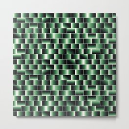 Green set of tiles - movie style Metal Print