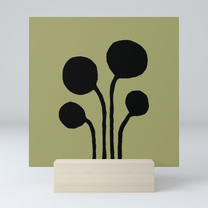 Centella olive Mini Art Print