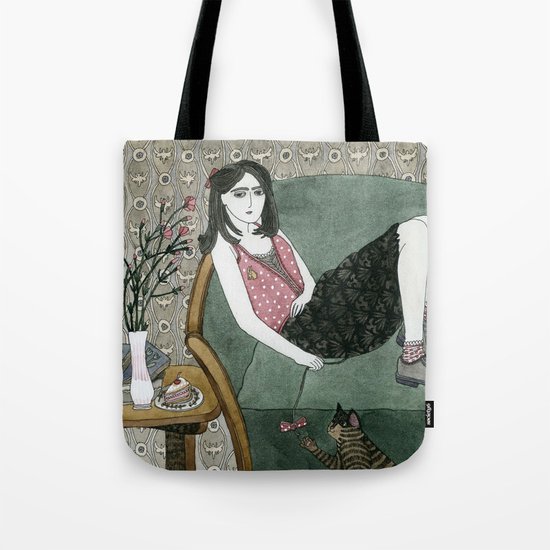 Cozy Chair Tote Bag