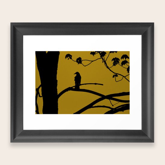 Golden Framed Art Print