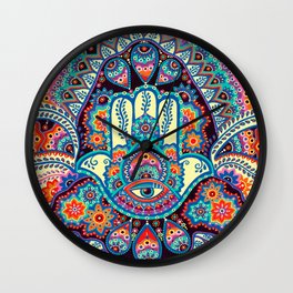 Hamsa Hand Wall Clock