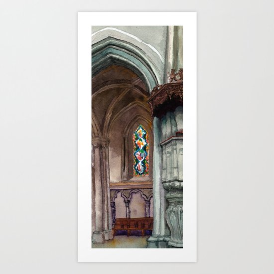 Cathédrale, partie deux Art Print