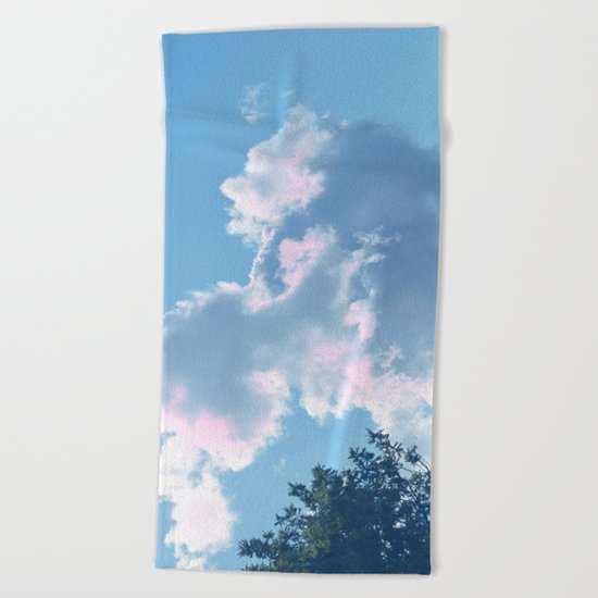 The Colour of Clouds 01 Beach Towel