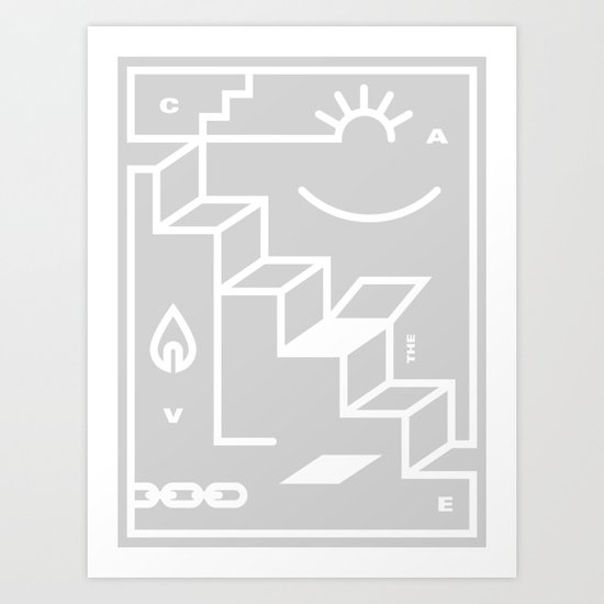 The Cave Art Print