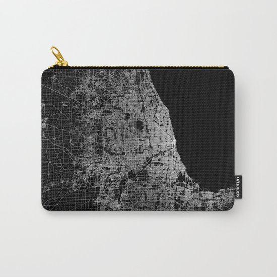 Chicago map Carry-All Pouch