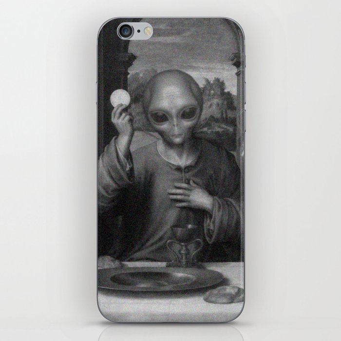Alien Jesus iPhone Skin