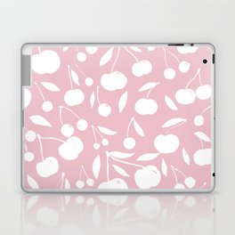 Cherries pattern - pastel pink Laptop Skin