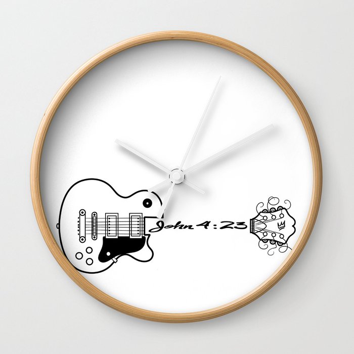 guitar john 4:23 Wall Clock