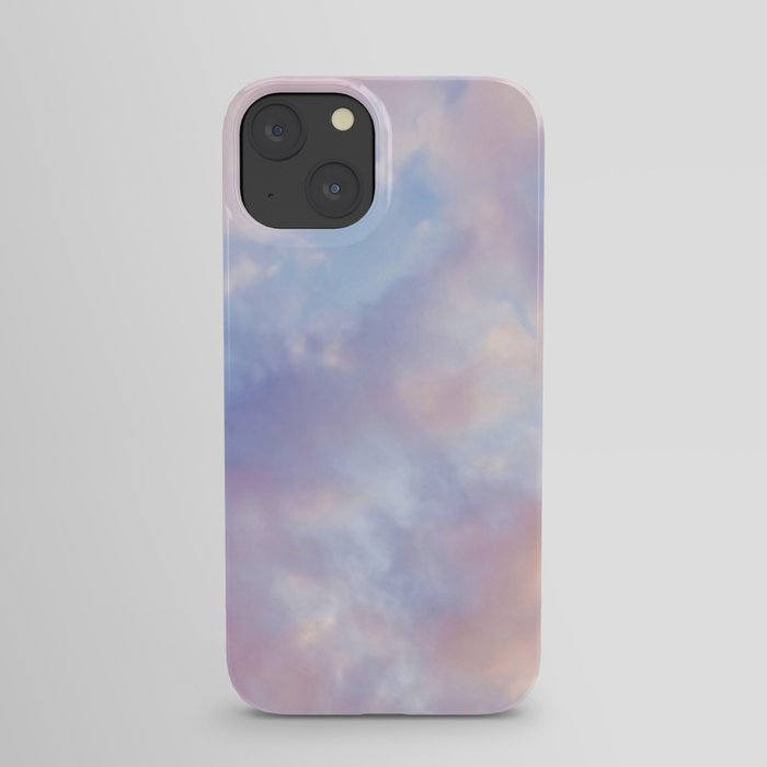 cotton candy clouds iPhone Case