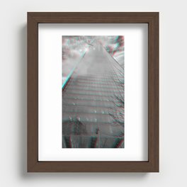 3D Anaglyph collage Recessed Framed Print