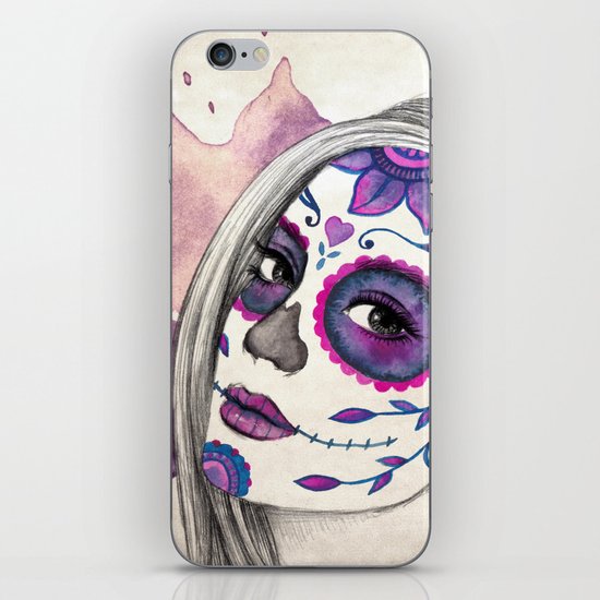 Sugar Skull Girl iPhone & iPod Skin