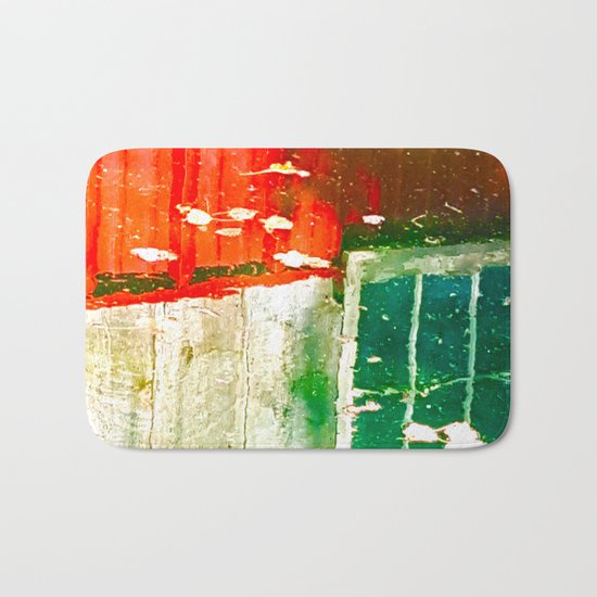 City Aflame and Drowning Bath Mat