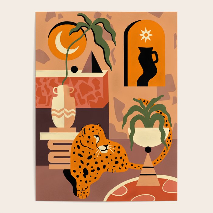 Golden Hour cheetah Poster by mariahbirsak | Society6