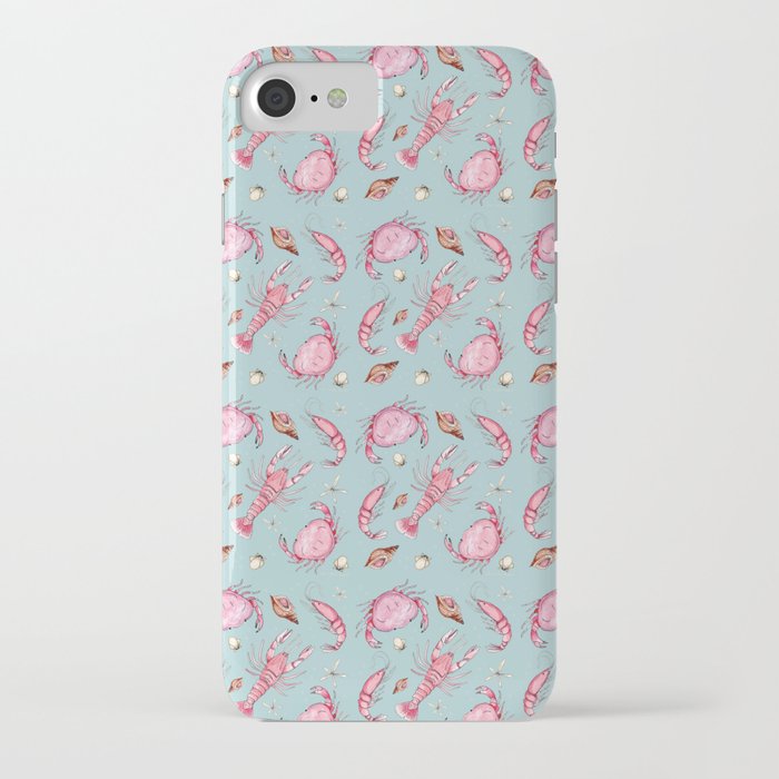Lobsters, Crabs, & Prawns - Oh My! iPhone Case