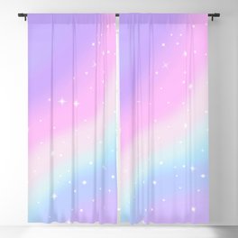 Kawaii Rainbow Magic Blackout Curtain