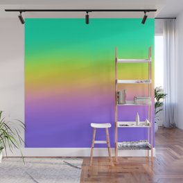 RAINBOW BRIGHT OMBRE COLORS Wall Mural