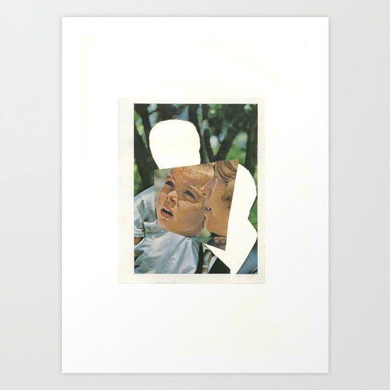 moleskin collage Art Print