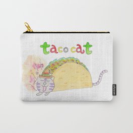 taco cat Carry-All Pouch | Kids, Tacos, Ayaheartart, Palindrome, Japan, Happy, Burrito, Cat, Taco, Song 