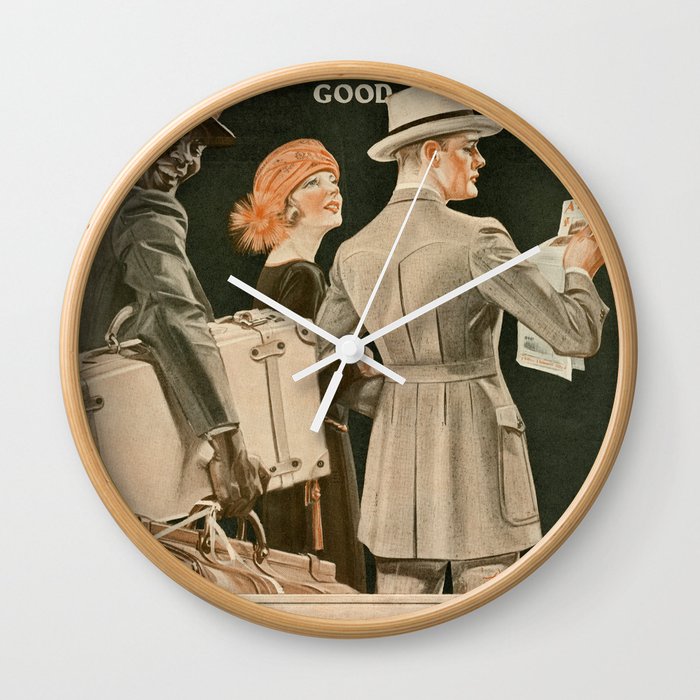 Kuppenheimer, Good Clothes, An investment in Good Appearance, 1922 by Joseph Christian Leyendecker Wall Clock