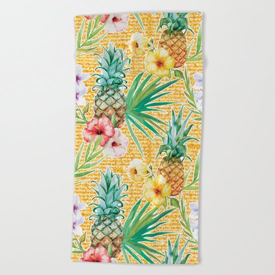 Tropical Summer #11 Beach Towel