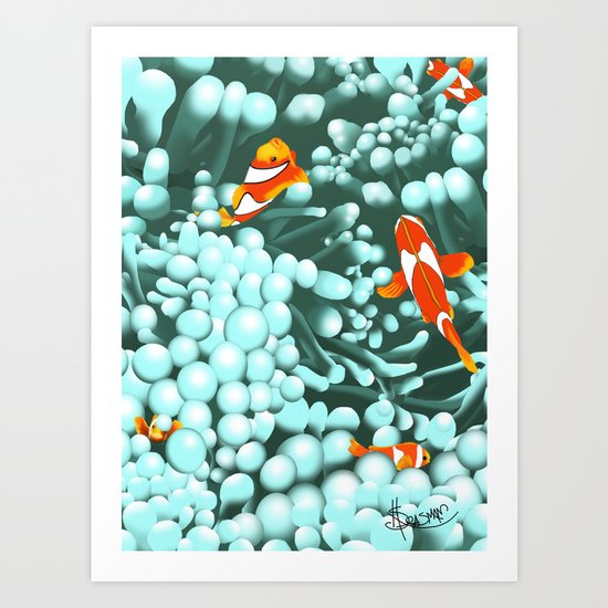Nemo's Cousins are Visiting Art Print