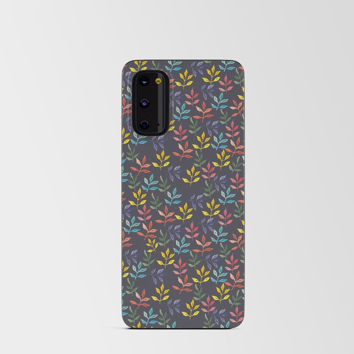 Florida Inspired Rainbow Leaves Android Card Case