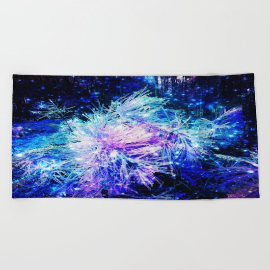 Galaxy Plant Beach Towel