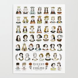 Queens of England Poster