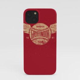 Vintage Gryffindor Quidditch Team iPhone Case