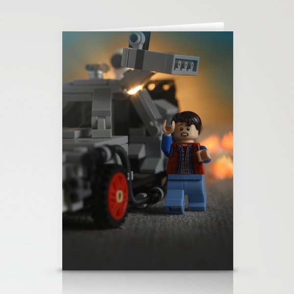 Brick to the Future Stationery Cards