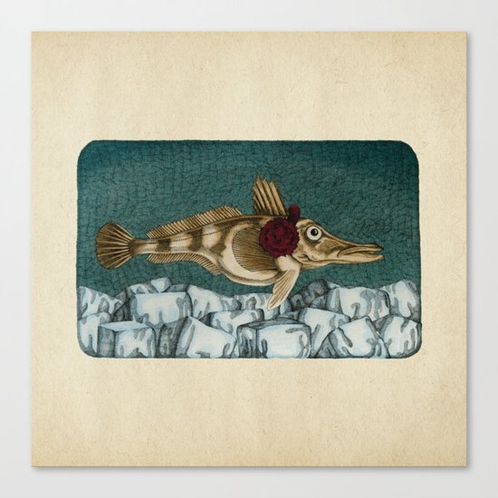 The Ice Fish Cometh Canvas Print