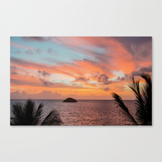 ISLAND SUNRISE Canvas Print