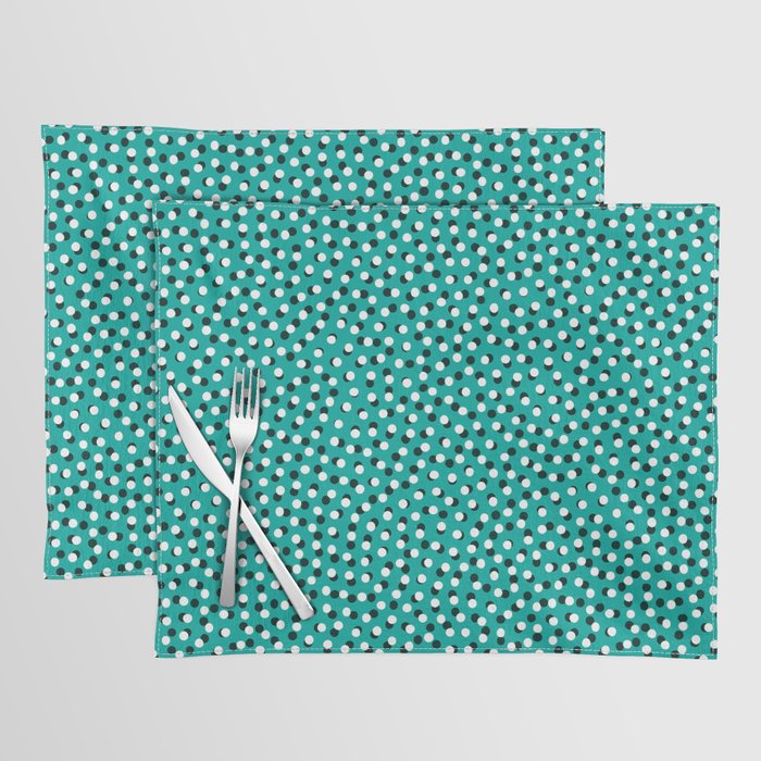 Mix Dots Turquoise Placemat