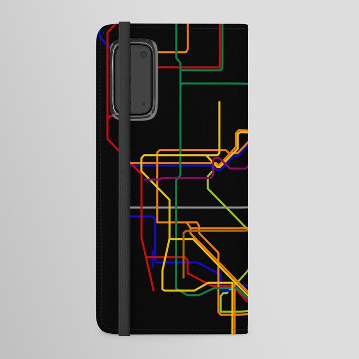 New York Lines Android Wallet Case