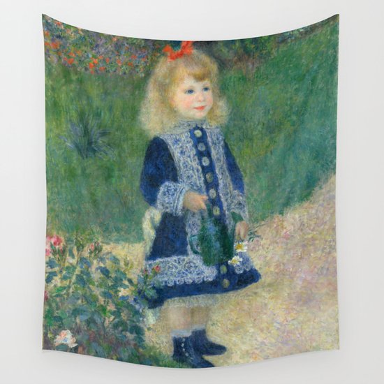 Auguste Renoir A Girl With A Watering Can 1876 Painting Wall